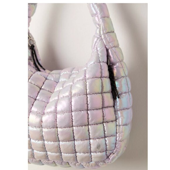 Free People FP Movement Quilted Carryall Limited Edition Iridescent Abalone - Picture 8 of 11